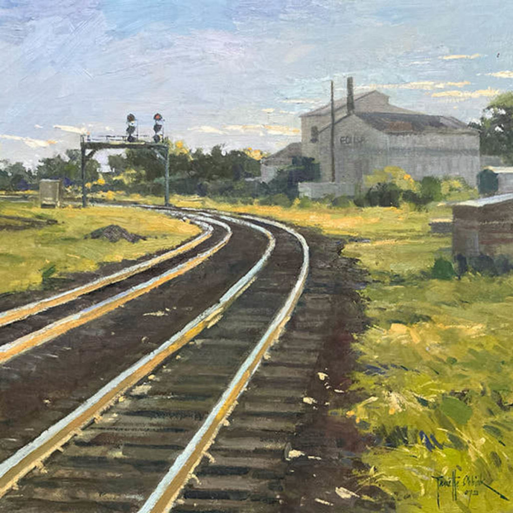 The Tracks, framed