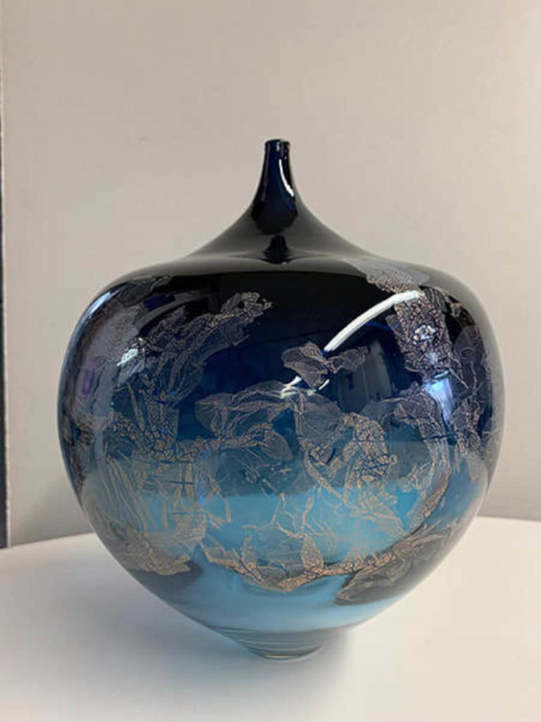 Sea Green Atlas Vase
