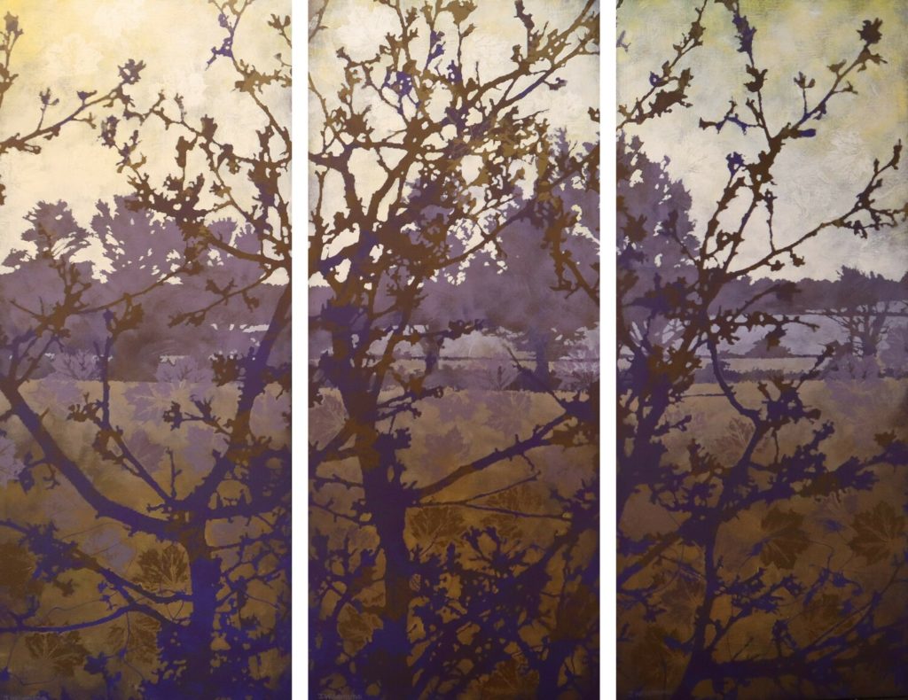 Tall Tree Series - Apple Tree - Triptych