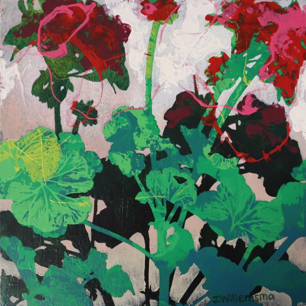 Abstract Geraniums 4