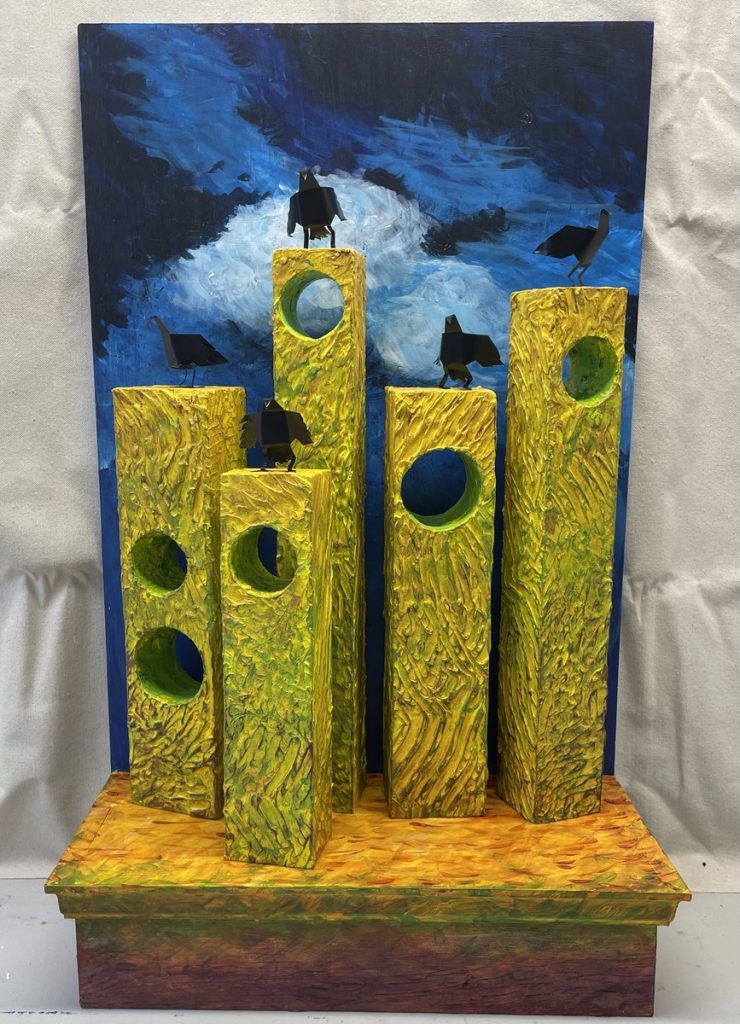 Wheatfield with Crows d’apres Vincent van Gogh