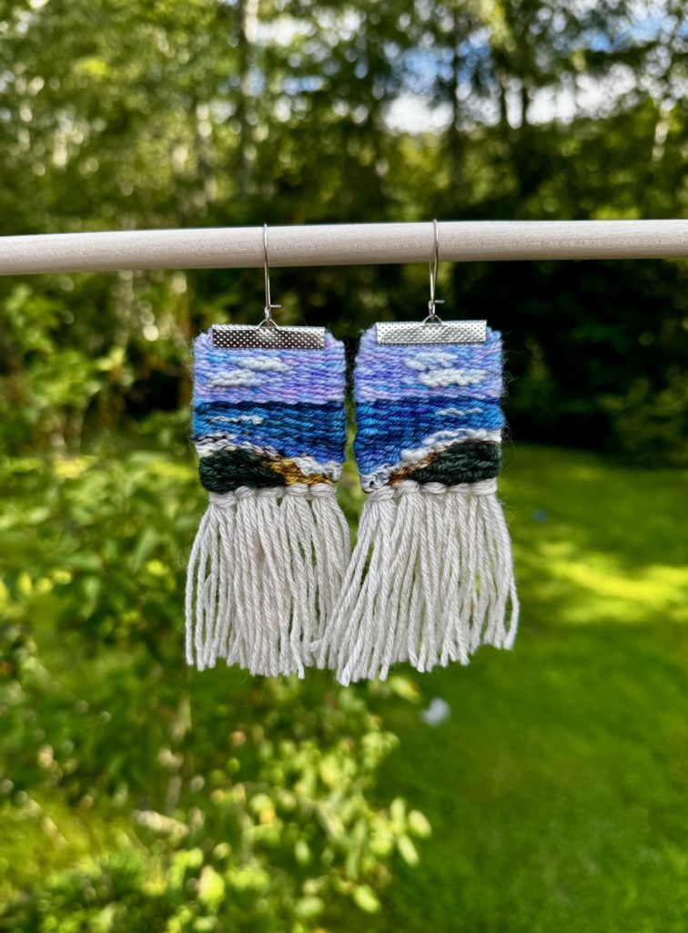 Ocean earrings 1