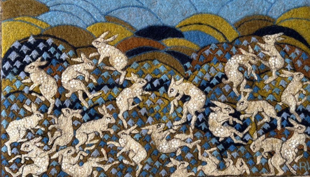 THE HARES AND THE HAREBELLS