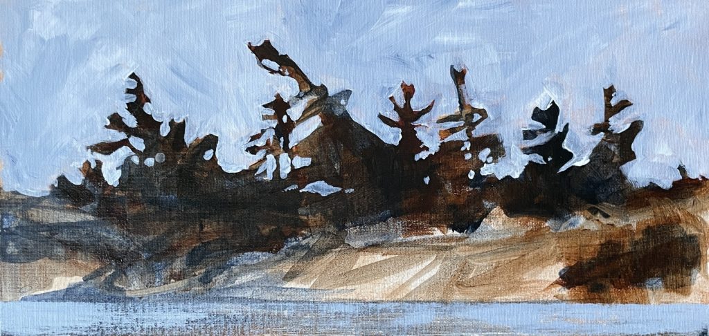 Tree Sketch for Georgian Bay Rain