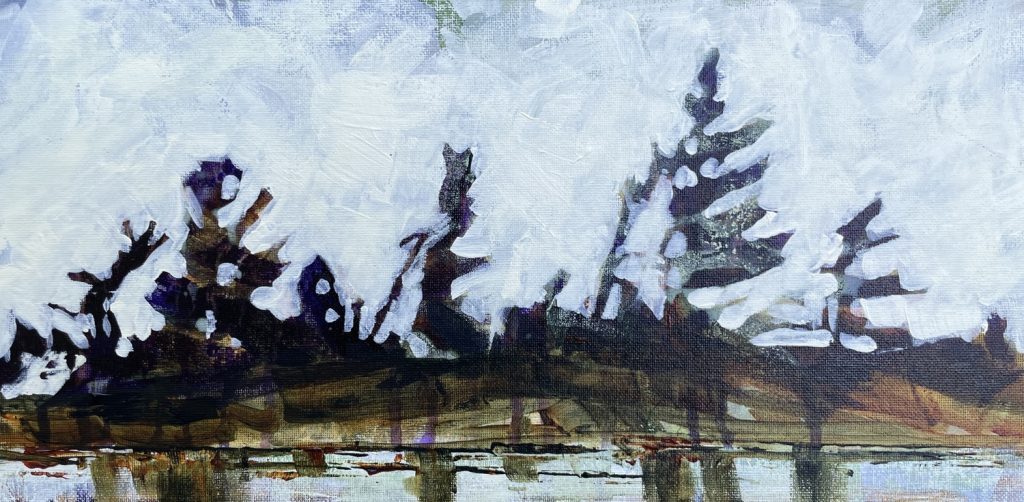 Study for Near the mouth of the French River