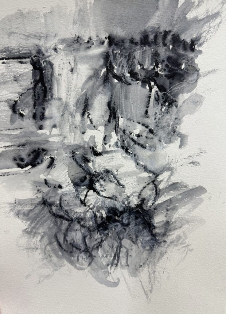 Winter Cliffs Sketch