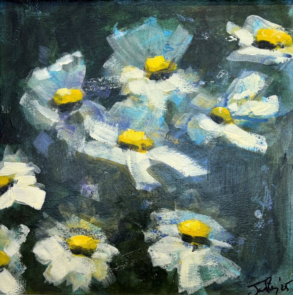 Daisies in Blue